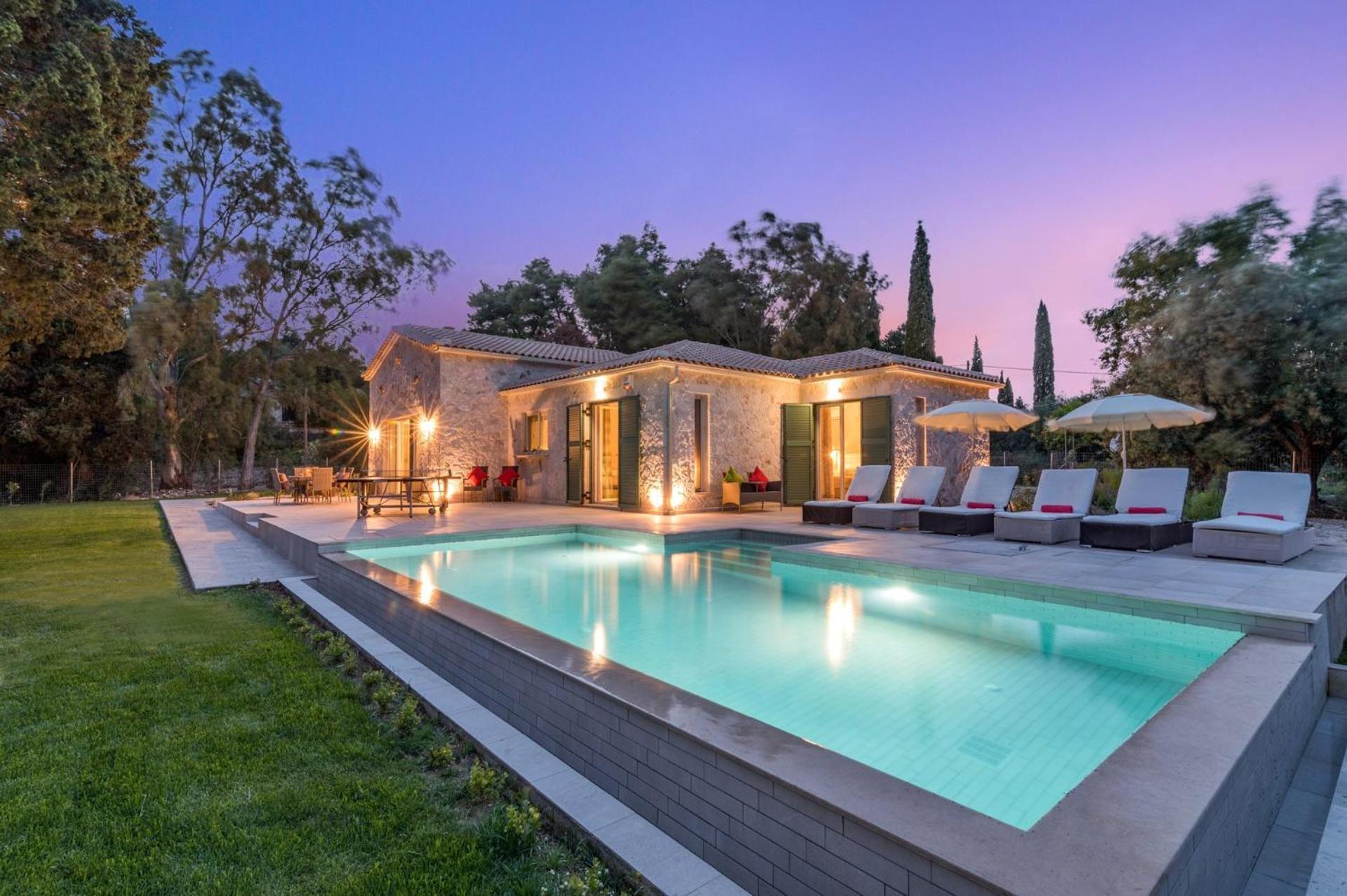 Astarte Villas - Laalu Private Villa With Pool Koukounariá Exterior foto